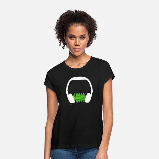 Music Love Headphone Equalizer Wave Bars Party