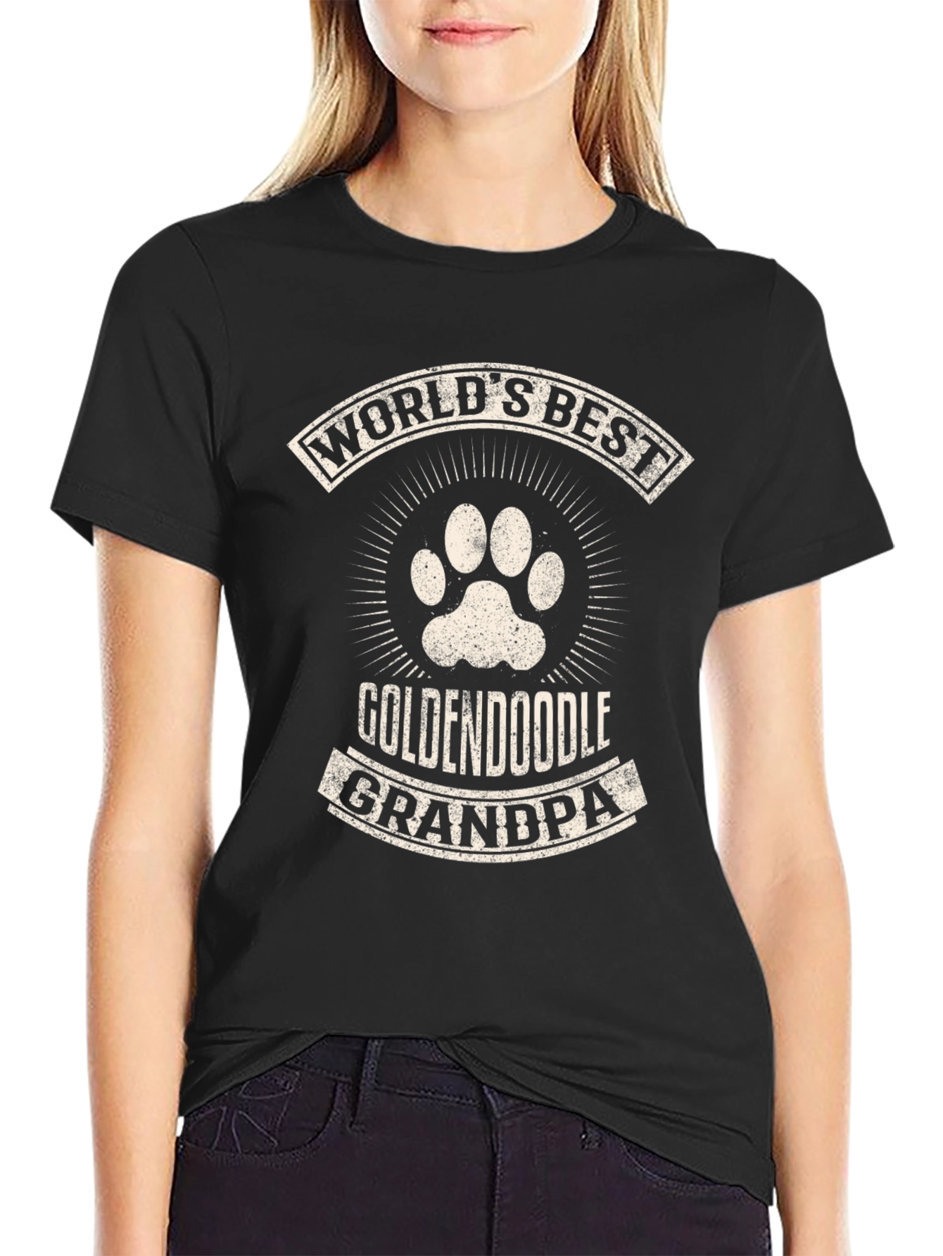 Worlds Best Goldendoodle Grandpa T-Shirt
