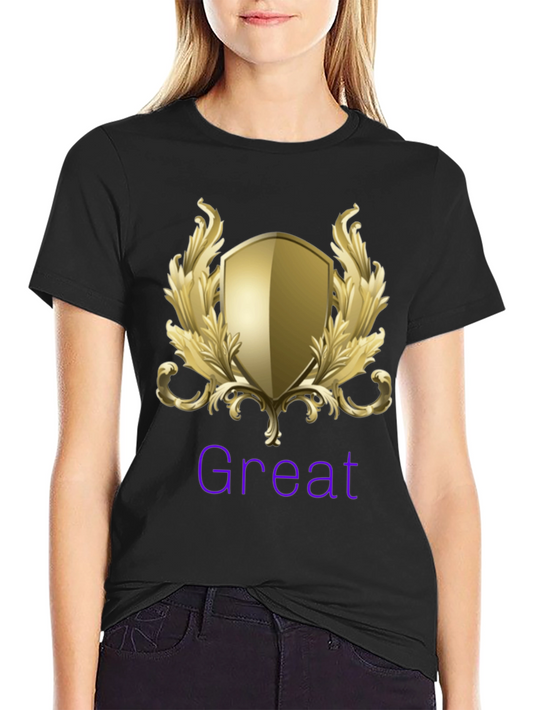 Great Shield Graphic T-Shirt - Premium Black Tee