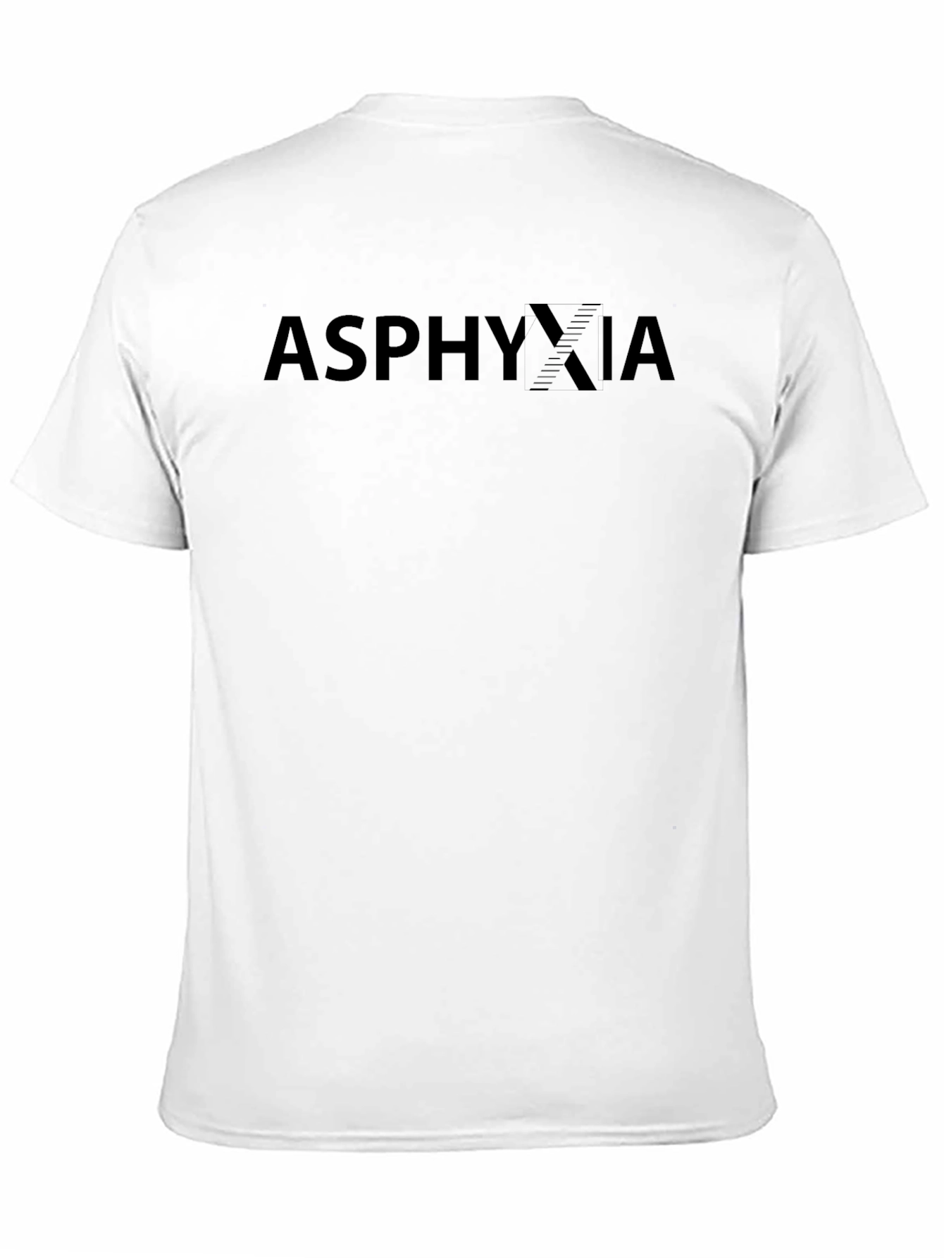 Asphyxia Black Graphic T-Shirt