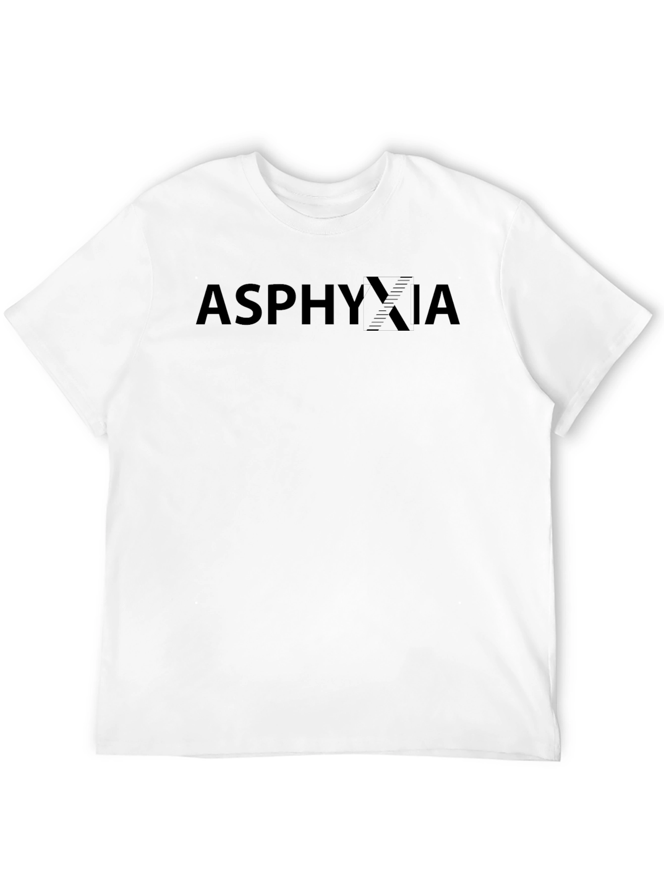 Asphyxia Black Graphic T-Shirt