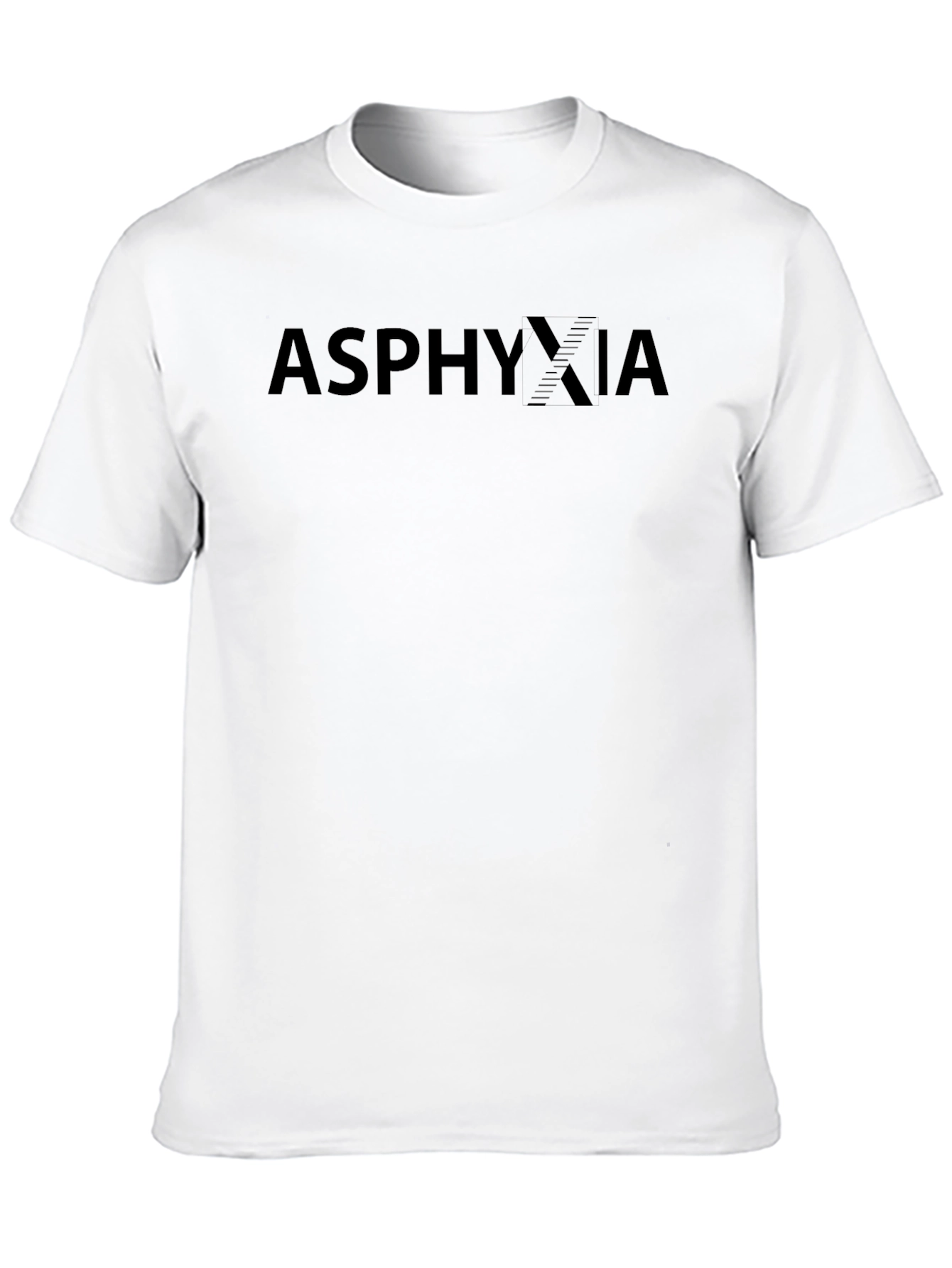Asphyxia Black Graphic T-Shirt