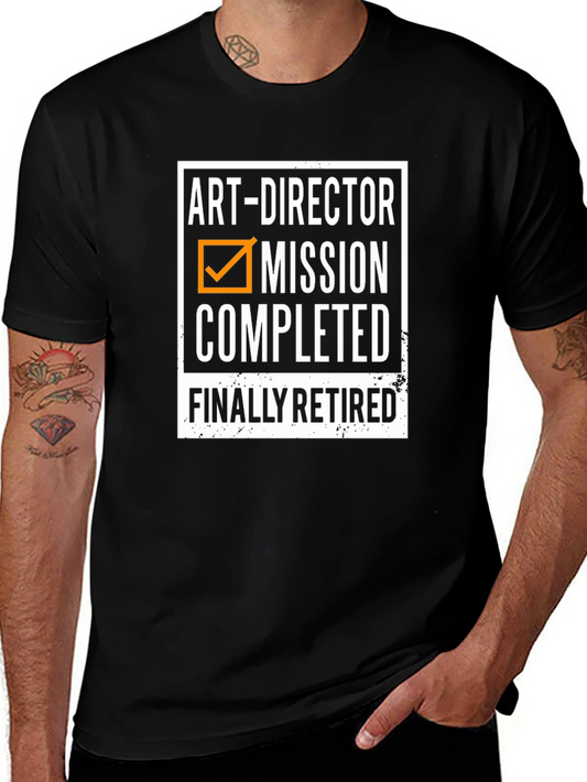 Art Director Retirement T-Shirt - Mission Completed
