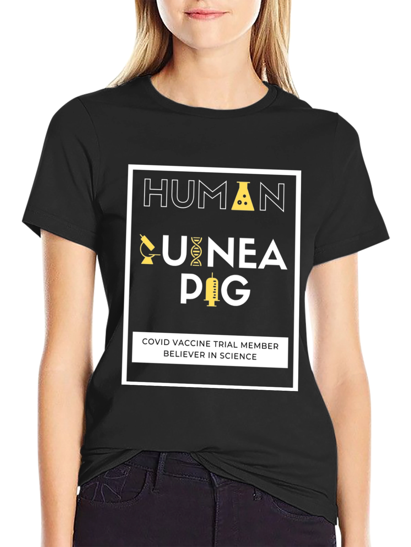 Human Guinea Pig COVID Vaccine Trial Member T-Shirt