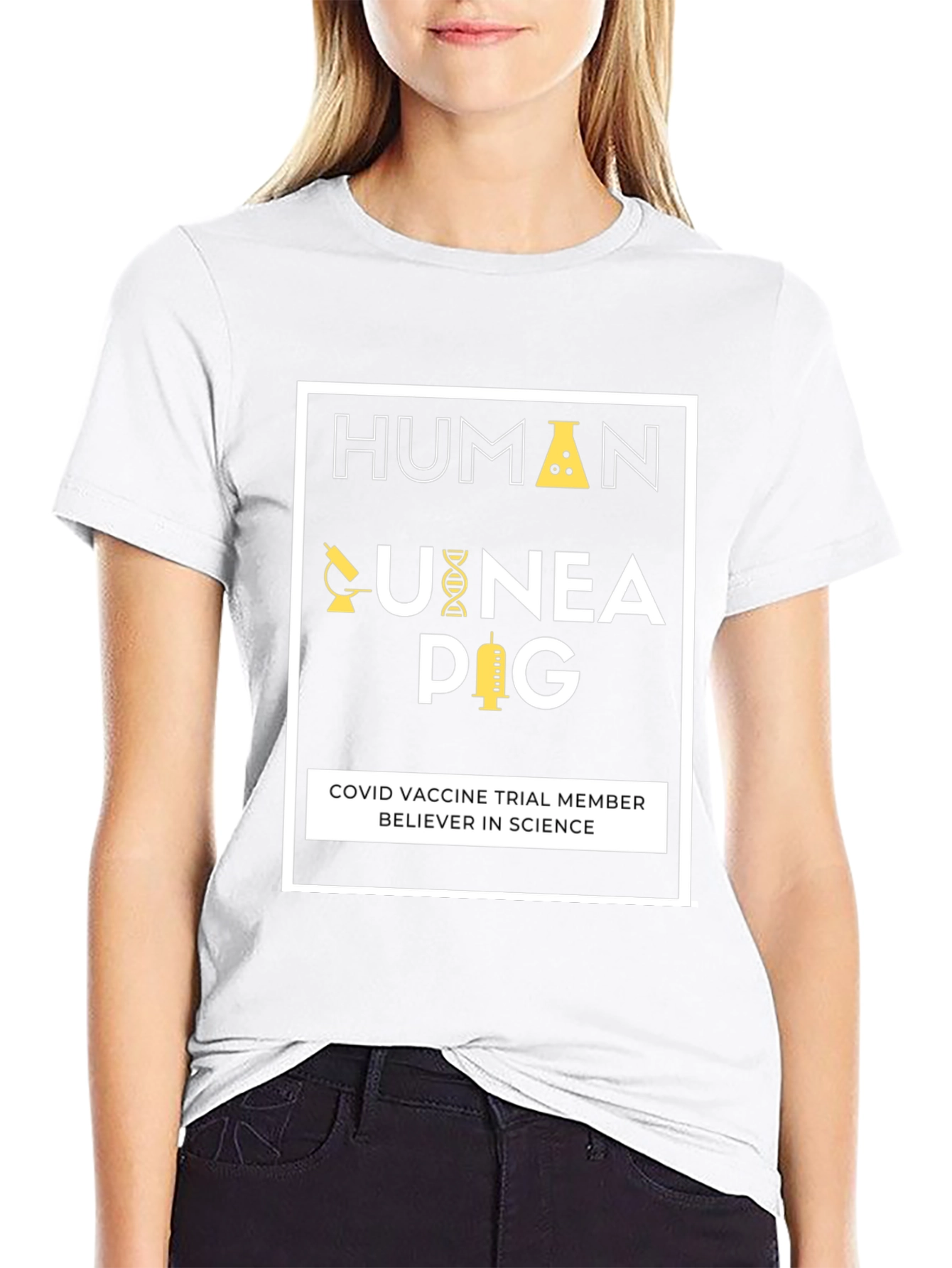 Human Guinea Pig COVID Vaccine Trial Member T-Shirt