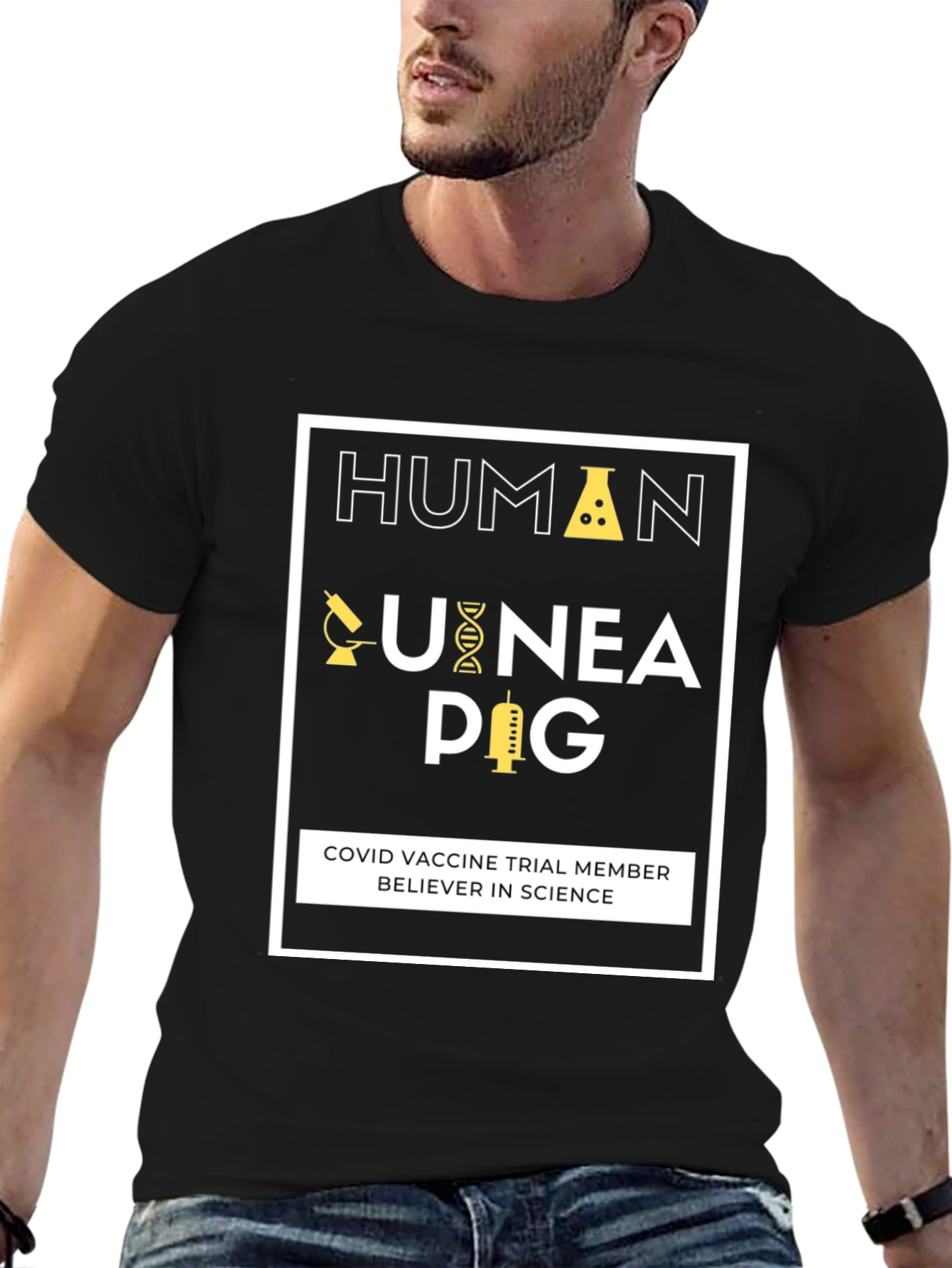 Human Guinea Pig COVID Vaccine Trial Member T-Shirt