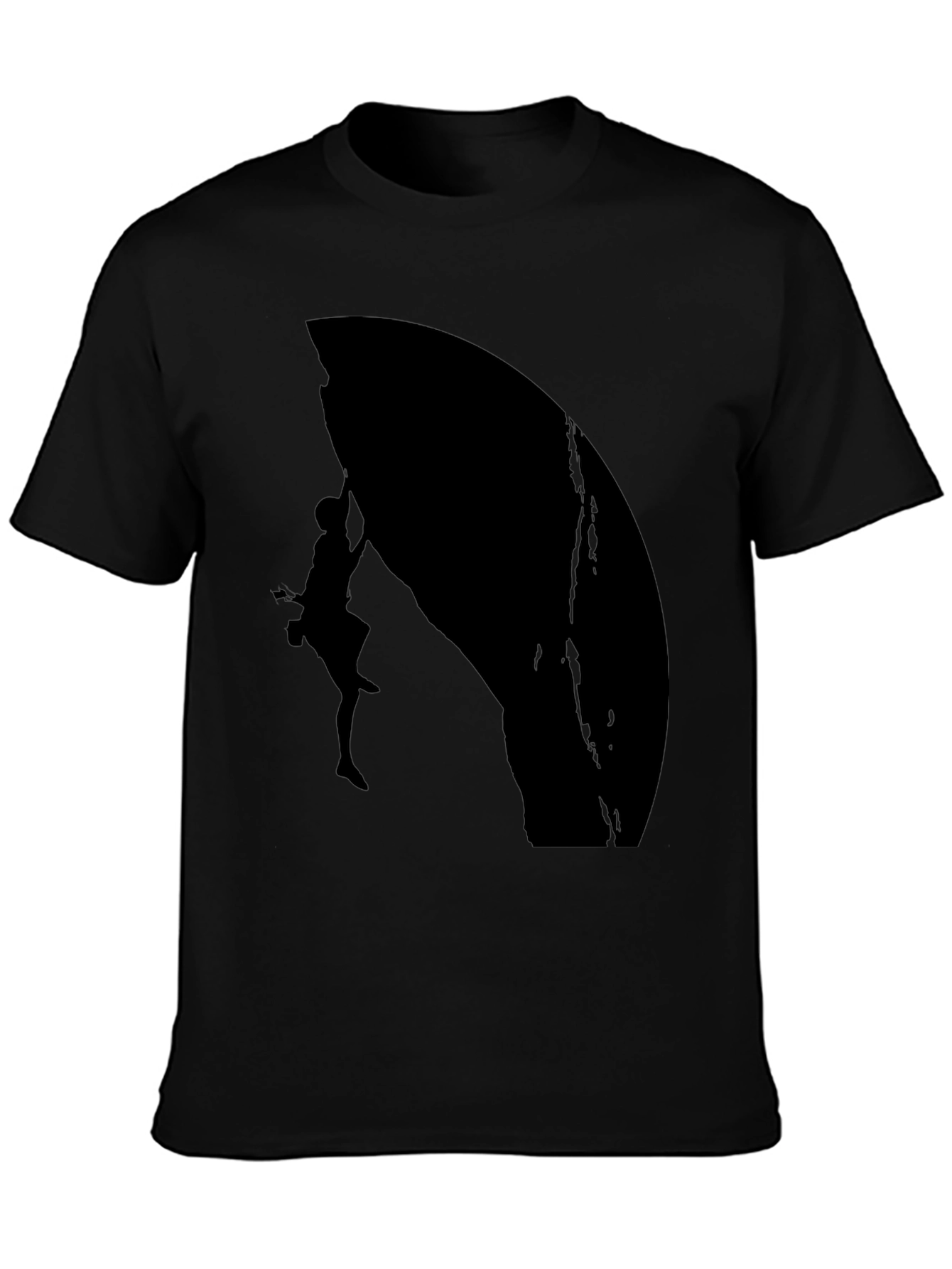 Rock Climbing Silhouette Graphic Tee