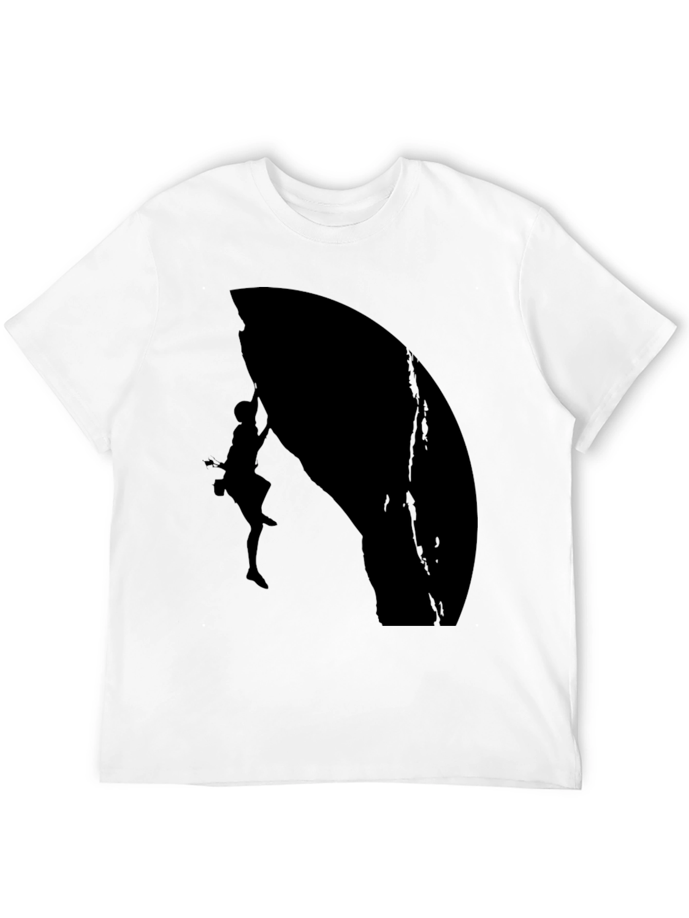 Rock Climbing Silhouette Graphic Tee