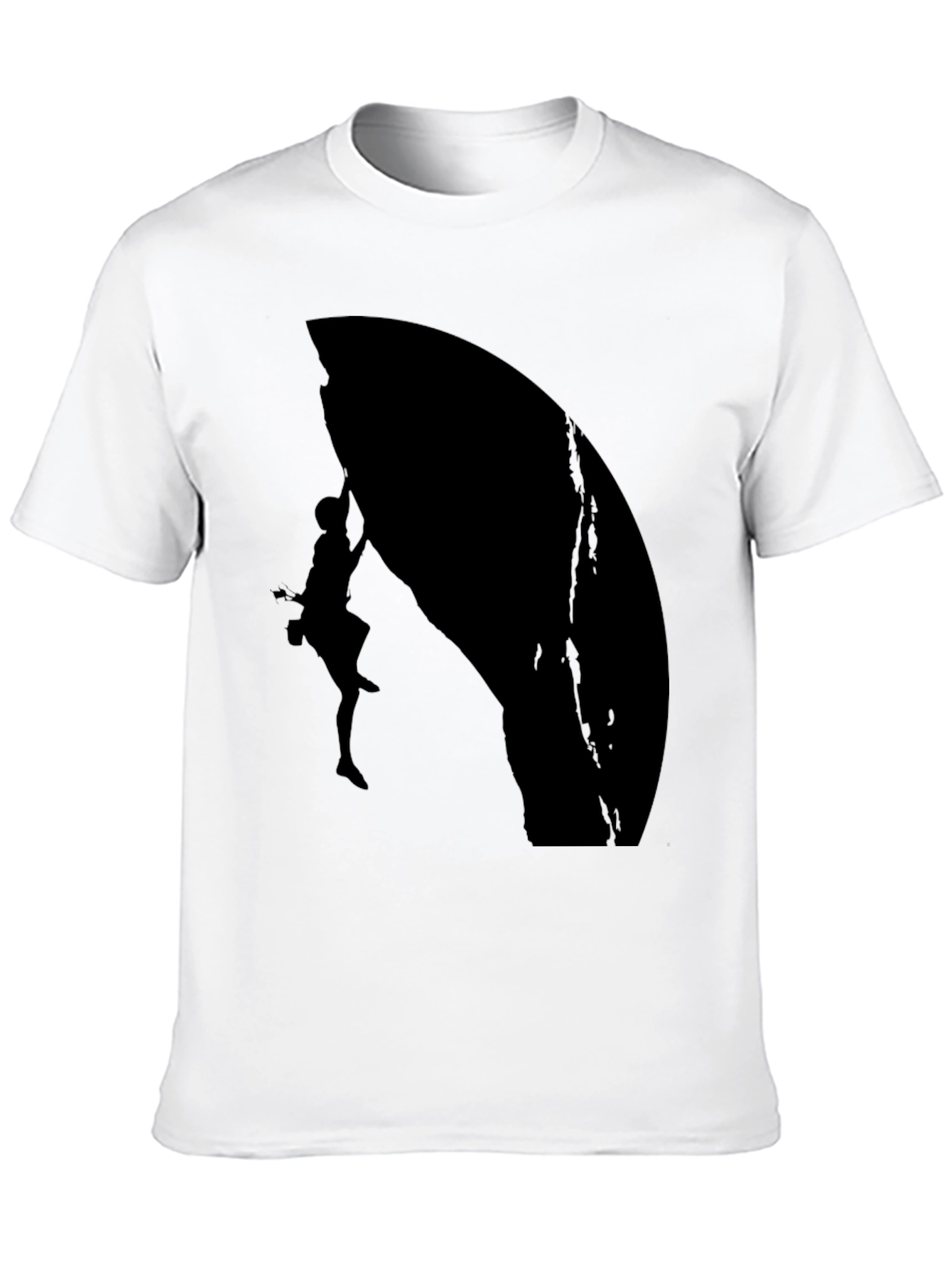 Rock Climbing Silhouette Graphic Tee