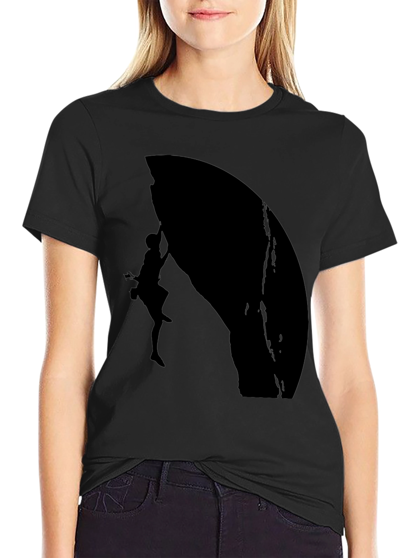 Rock Climbing Silhouette Graphic Tee