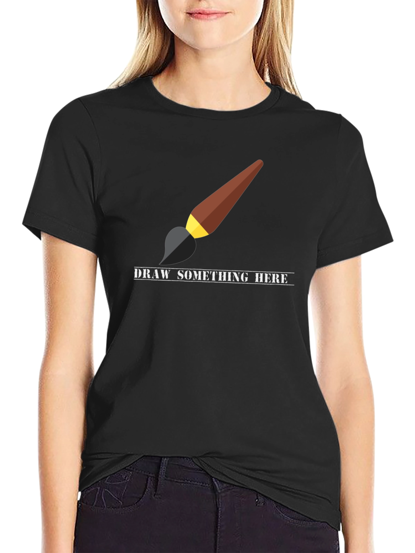 Artists Canvas T-Shirt - Draw Your Imagination Here