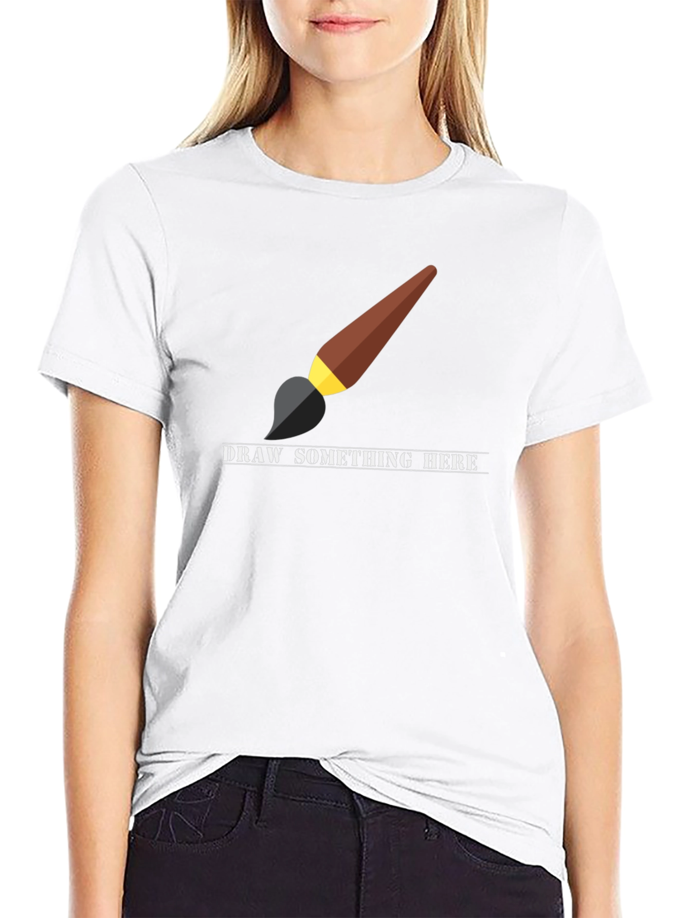 Artists Canvas T-Shirt - Draw Your Imagination Here
