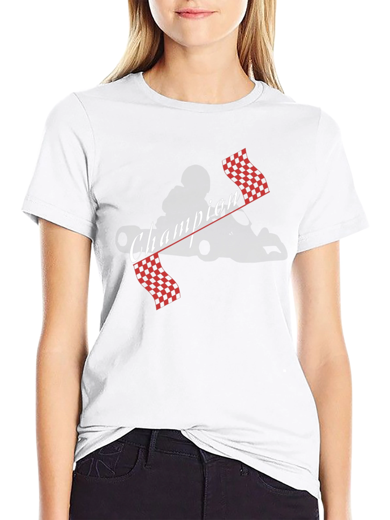 Champion Racing Flags Graphic T-Shirt