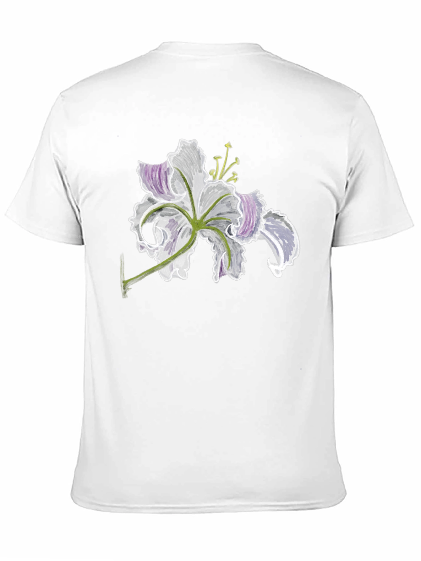 Floral Print Tee - Dark Lily Design