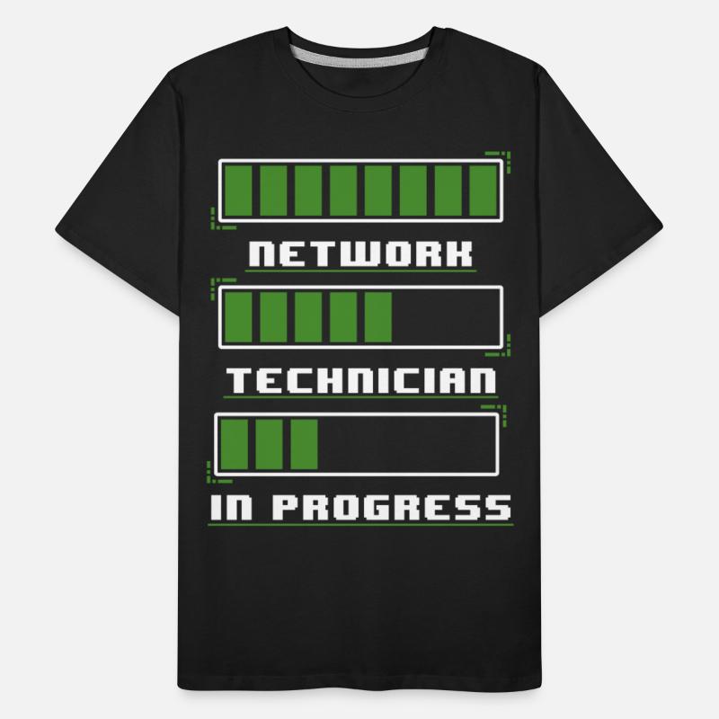 Network Technician In Progress Funny IT Tech Quote