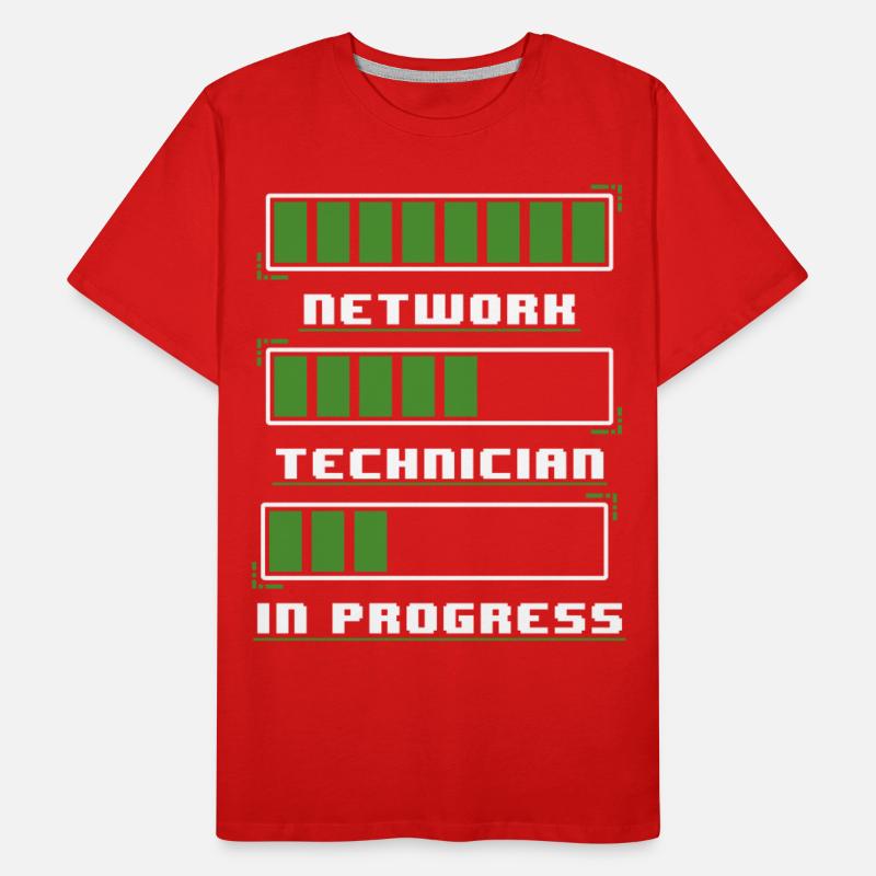 Network Technician In Progress Funny IT Tech Quote