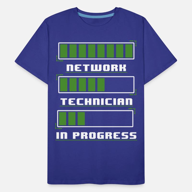Network Technician In Progress Funny IT Tech Quote