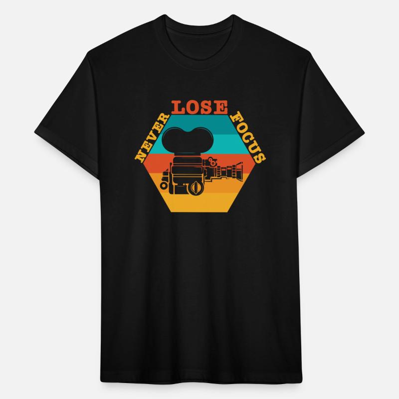 Never Lose Focus Funny Gift Item T-shirt Design