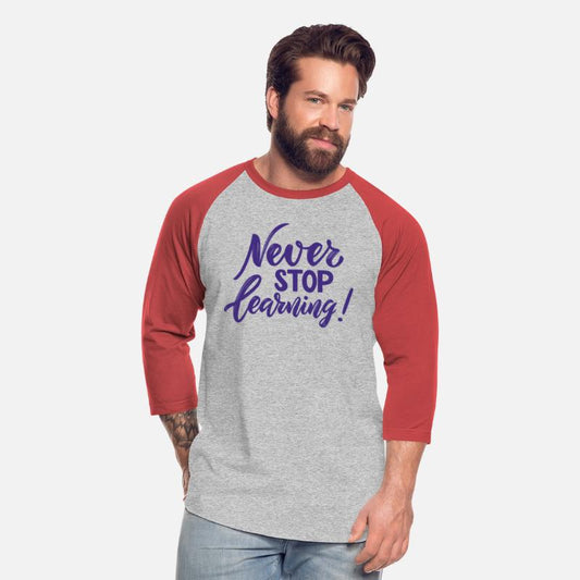 Never Stop Learning Typography