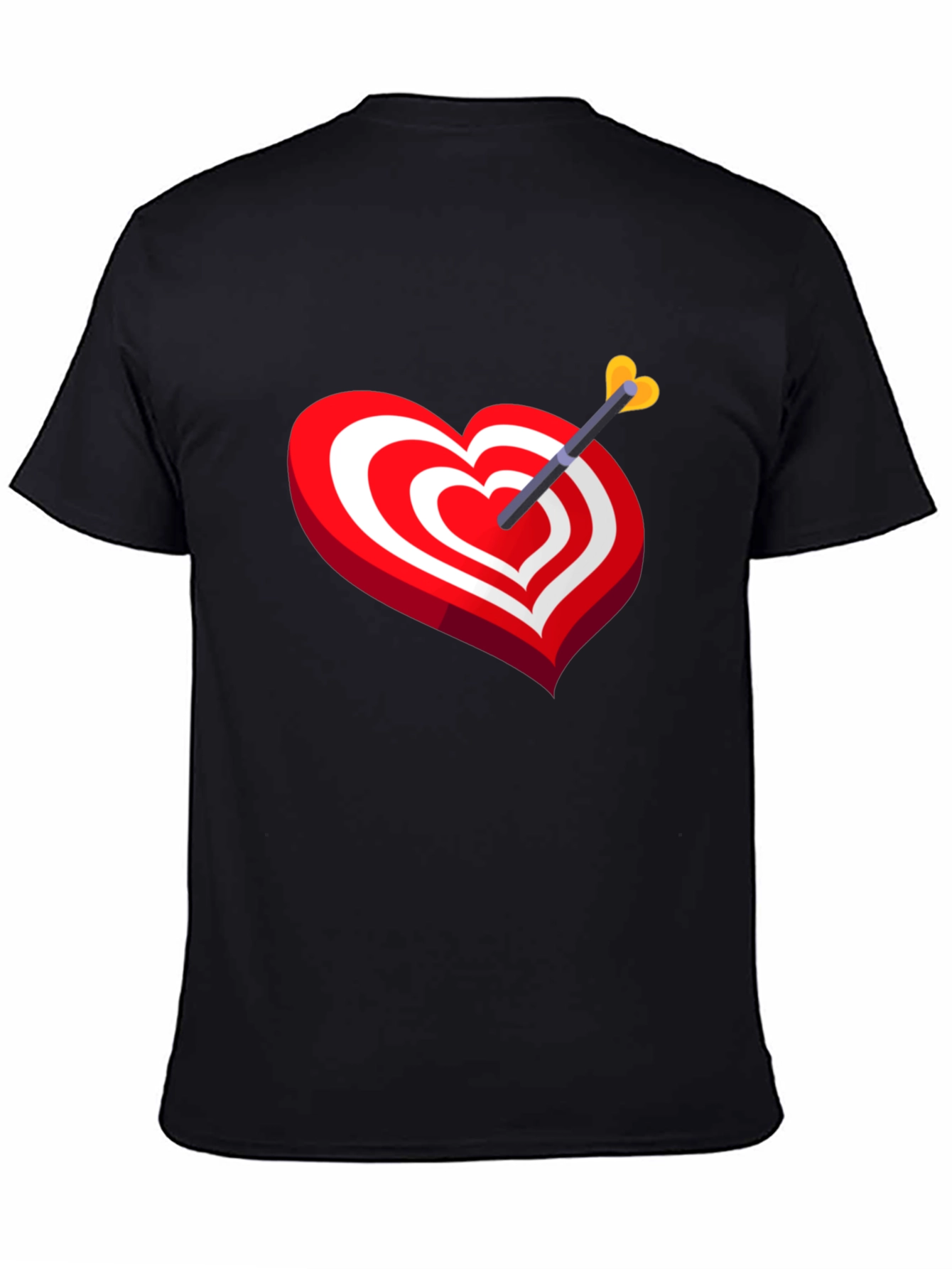 Heart Target Arrow T-Shirt - Cupids Mark
