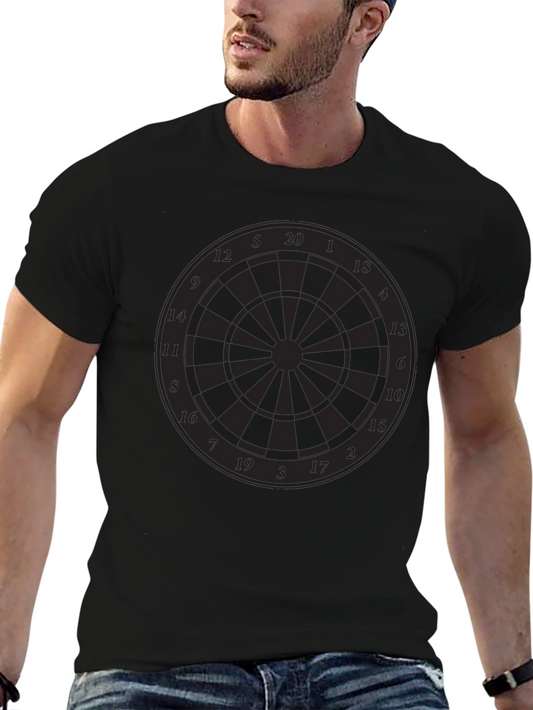 Dartboard Graphic Tee - Black T-Shirt