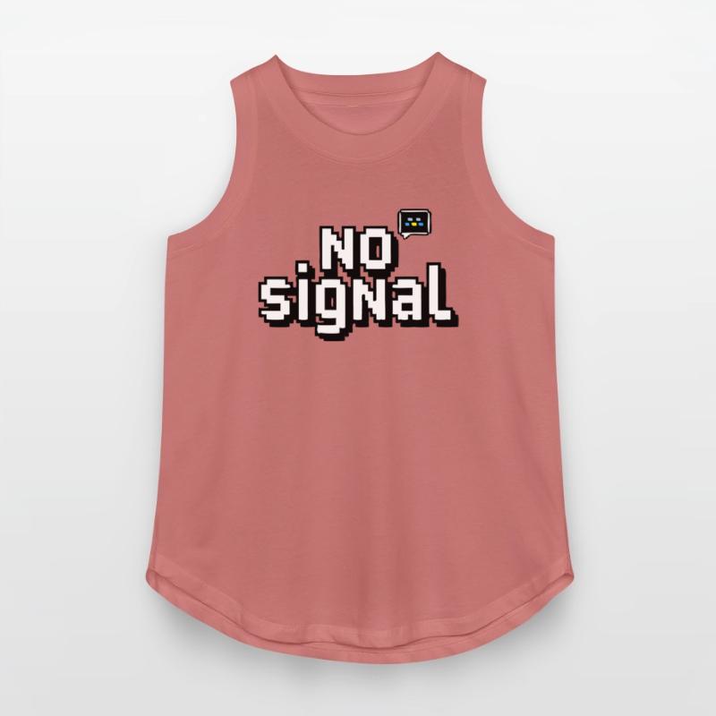 "NO SIGNAL" – Pixel Style TV Signal Error Art