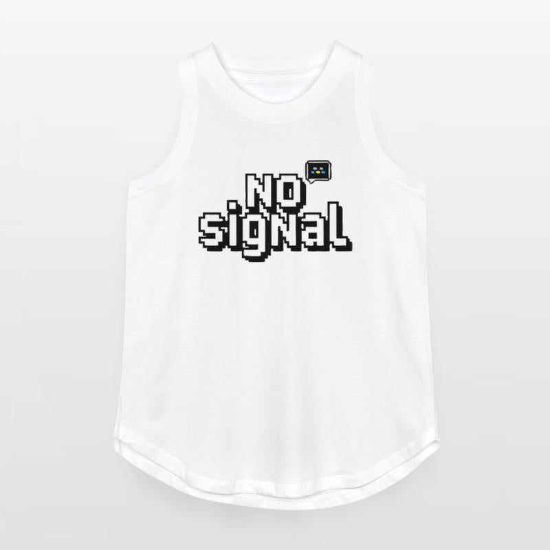 "NO SIGNAL" – Pixel Style TV Signal Error Art