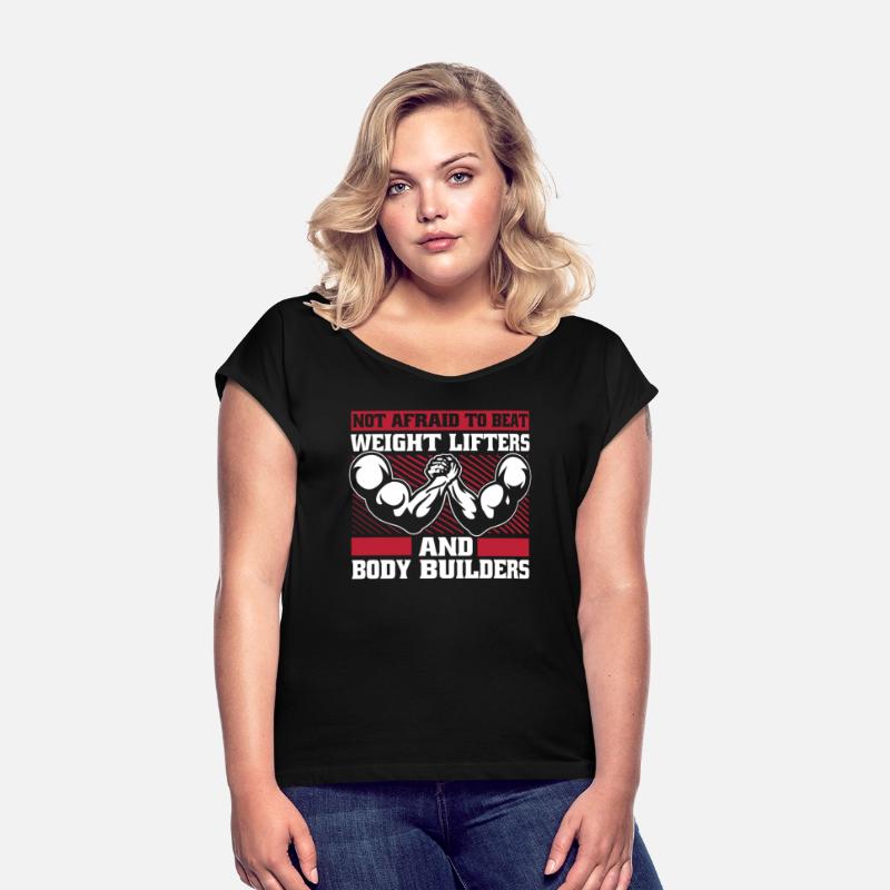 Not Afraid To Beat Weight Lifters Exercise Arm