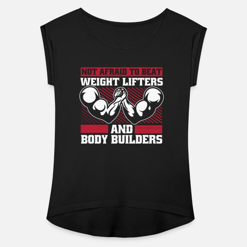 Not Afraid To Beat Weight Lifters Exercise Arm