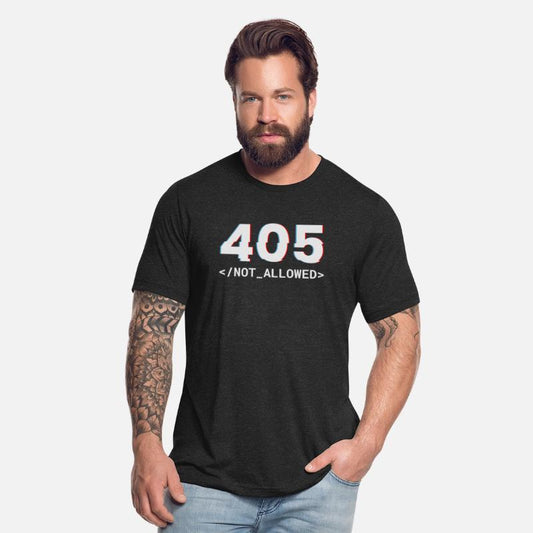 Not Allowed 405 in White Color
