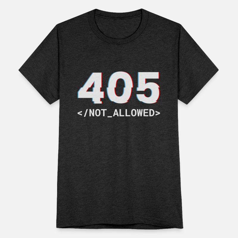 Not Allowed 405 in White Color