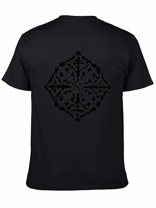 Stylish Black Graphic Tee for Men