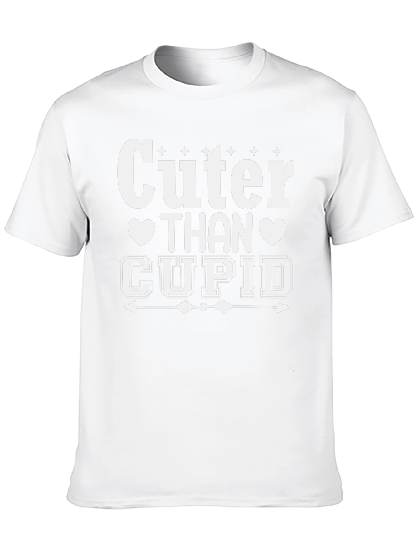 Cuter Than Cupid Black Graphic Tee