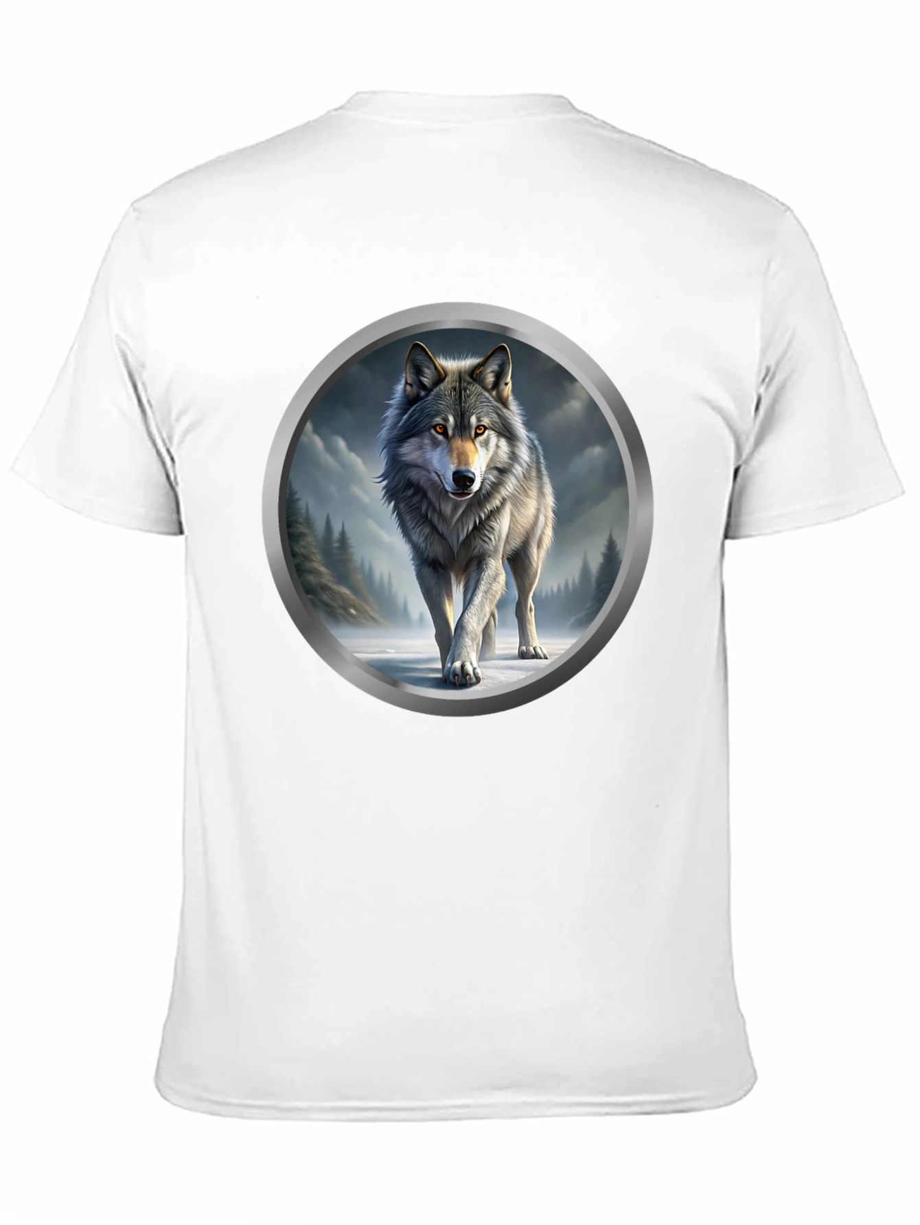 Wolf Graphic Print T-Shirt