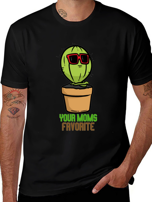 Your Moms Favorite Cactus T-Shirt - Black