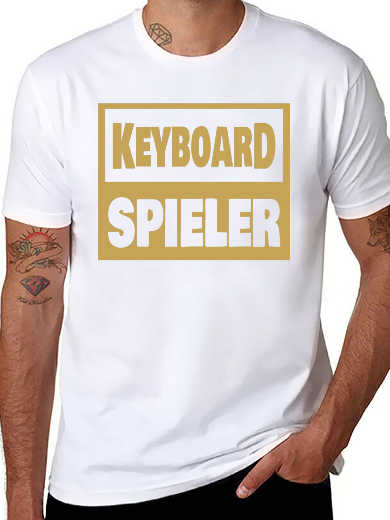 Keyboard Spieler T-Shirt Musician Novelty Top