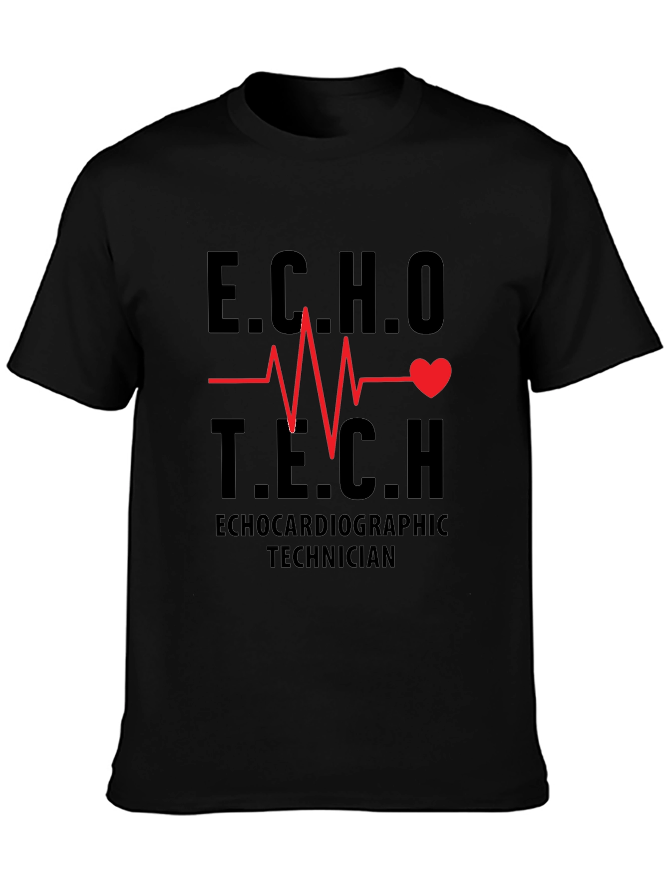 ECHO Tech T-Shirt - Cardiac Technician Tee