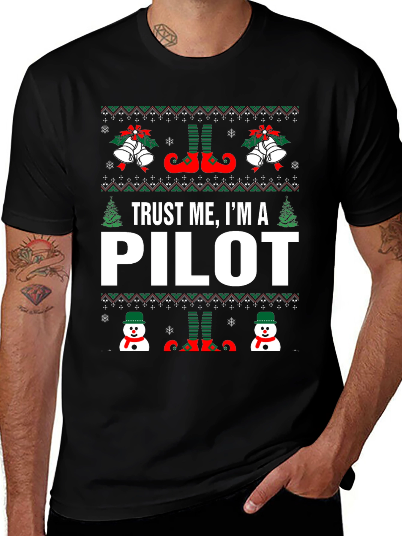 Trust Me Im a Pilot Christmas T-Shirt