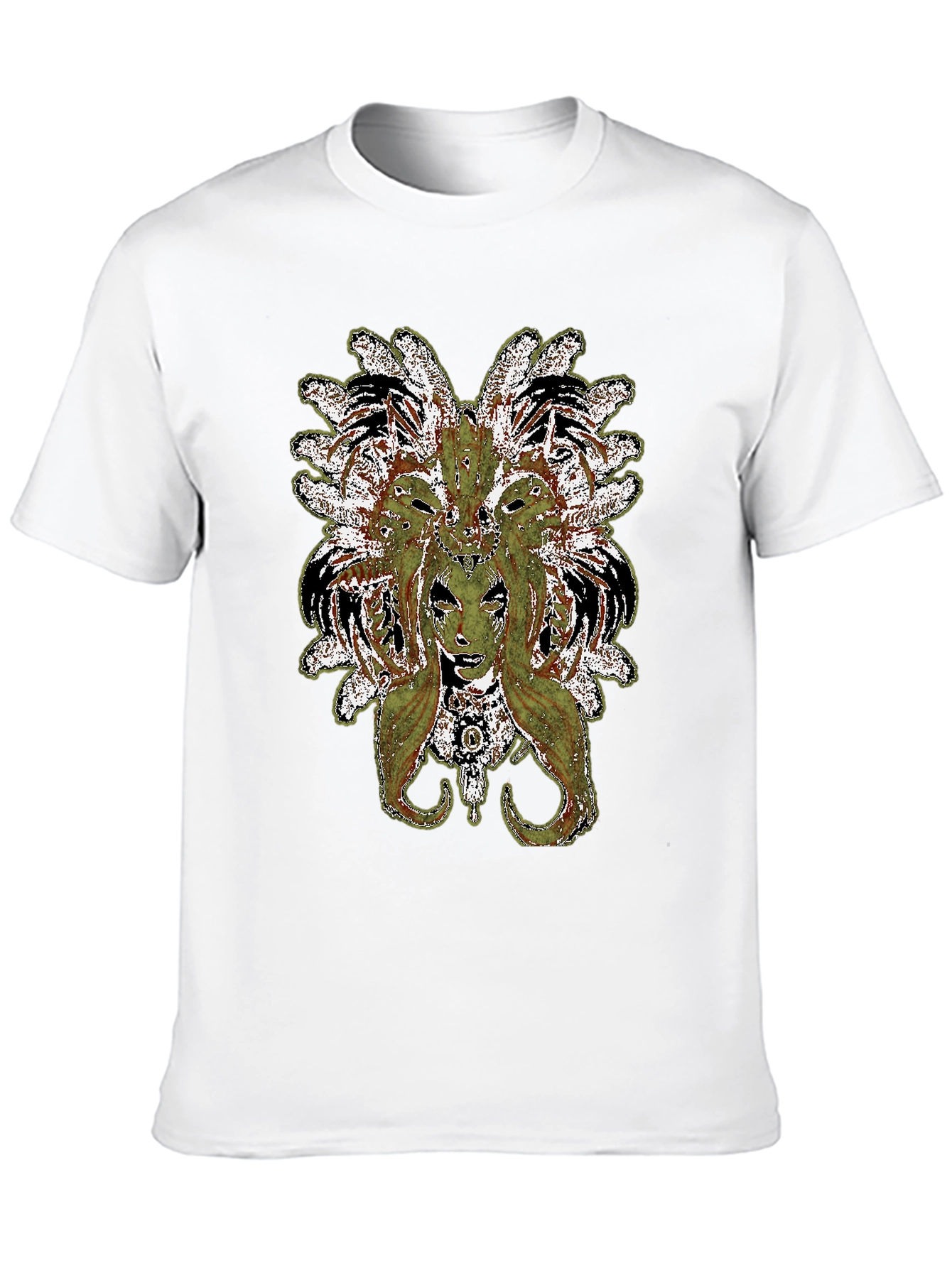 Medusa Graphic Print Black T-Shirt