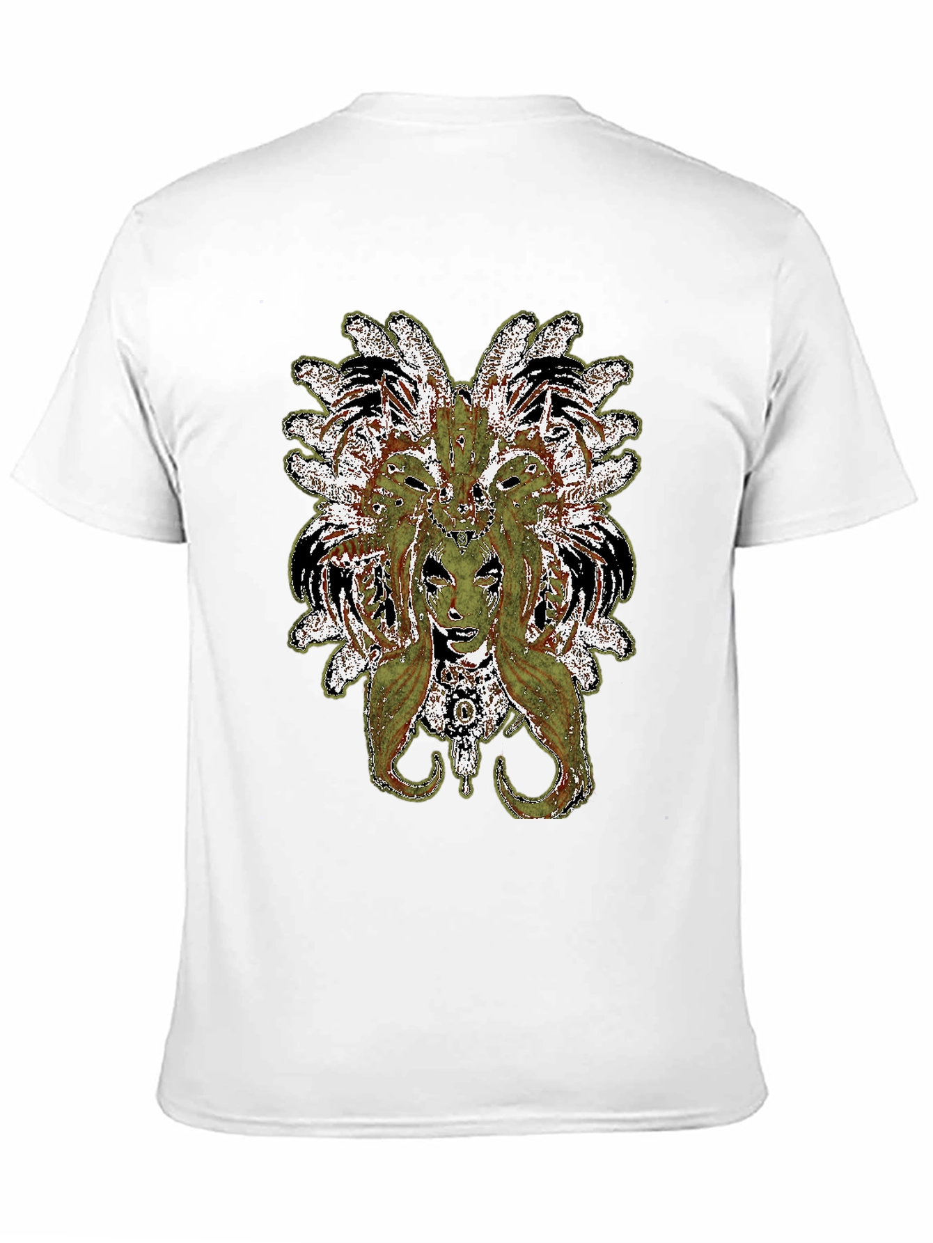 Medusa Graphic Print Black T-Shirt