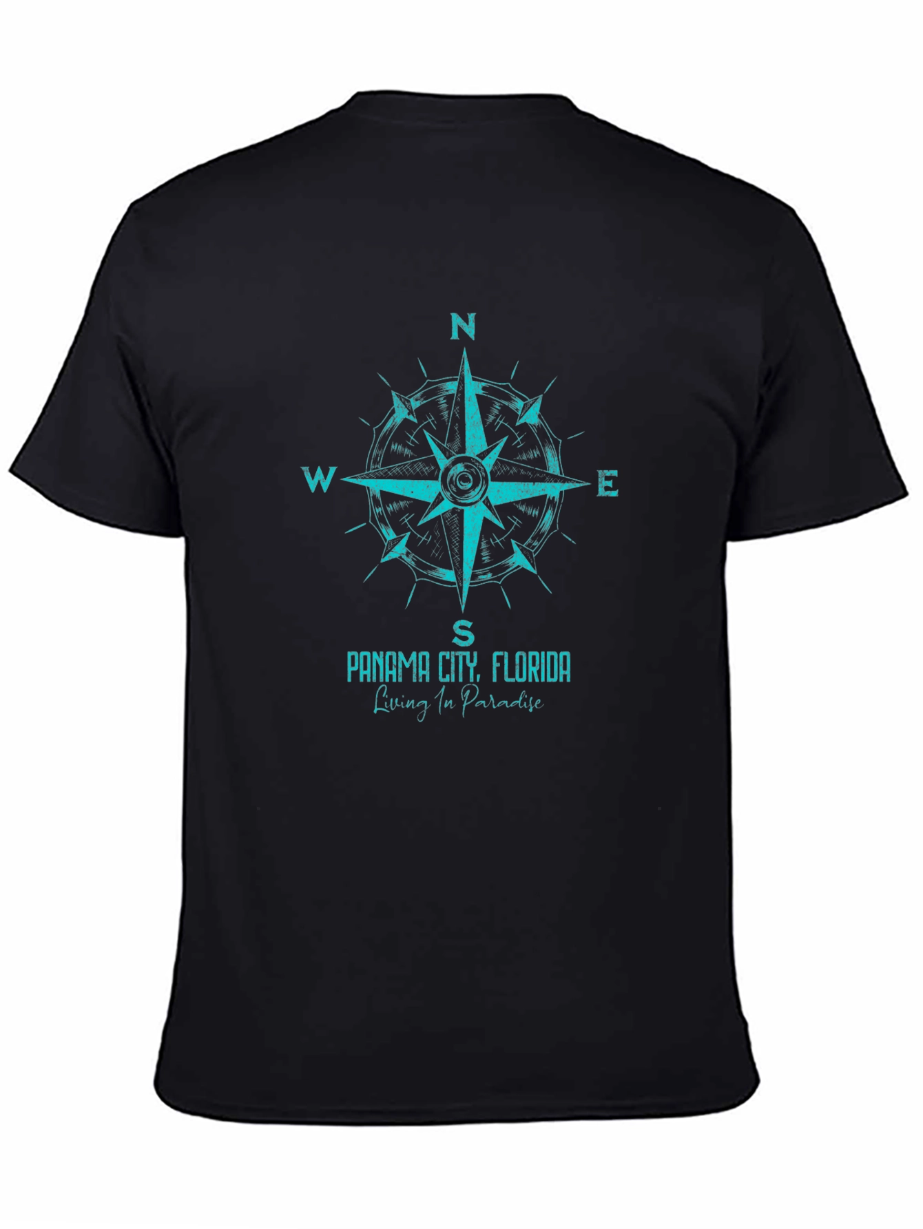 Panama City Florida Compass Graphic T-Shirt