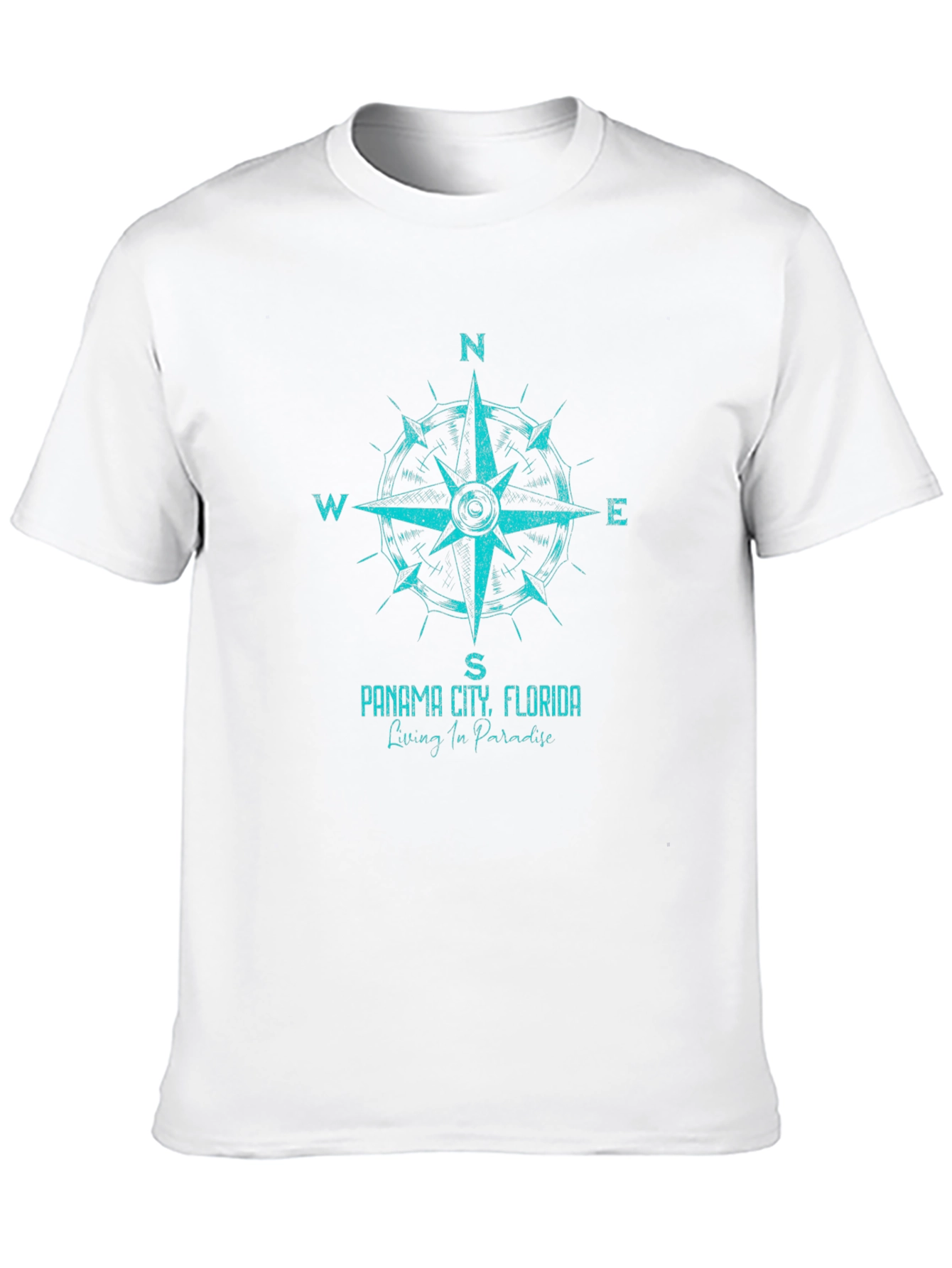 Panama City Florida Compass Graphic T-Shirt