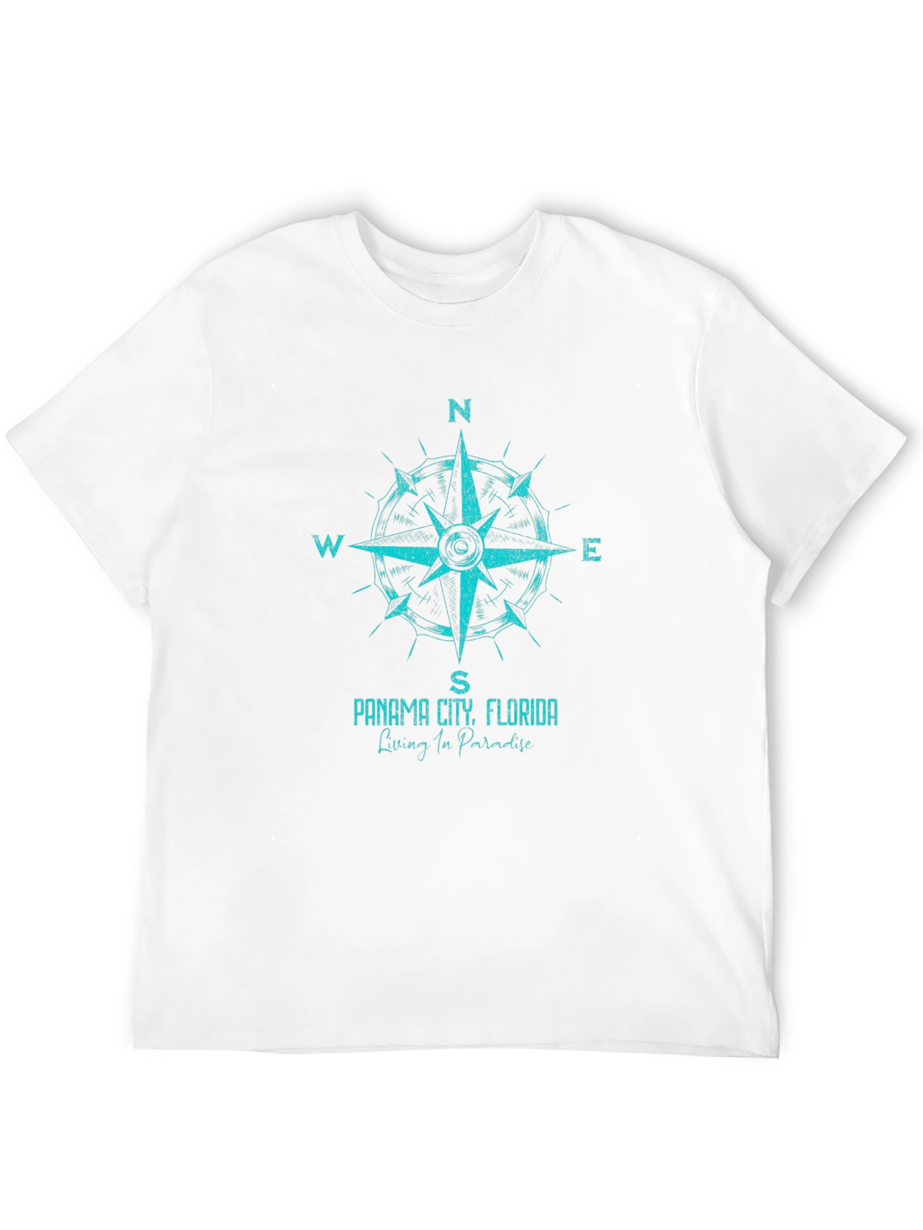 Panama City Florida Compass Graphic T-Shirt