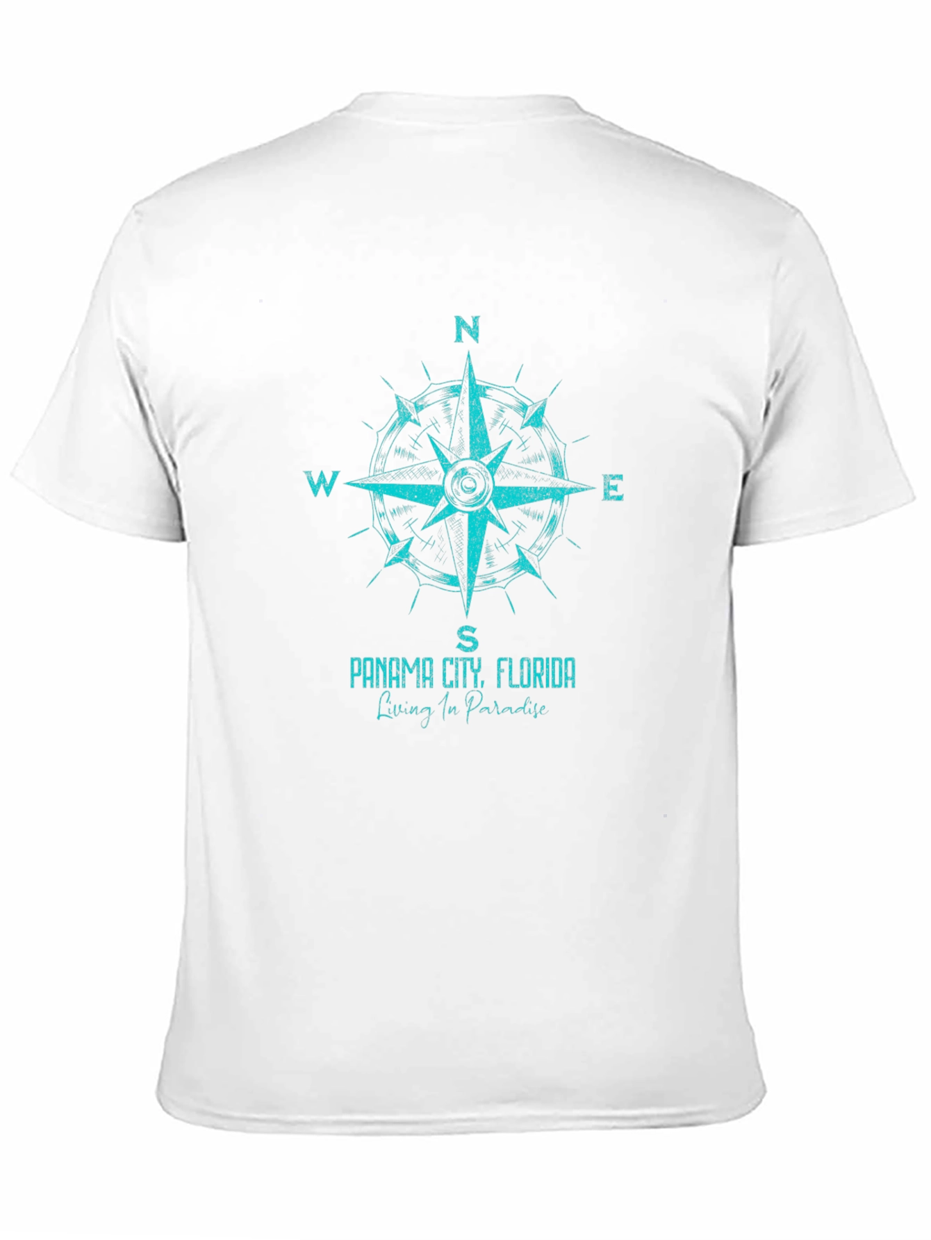Panama City Florida Compass Graphic T-Shirt