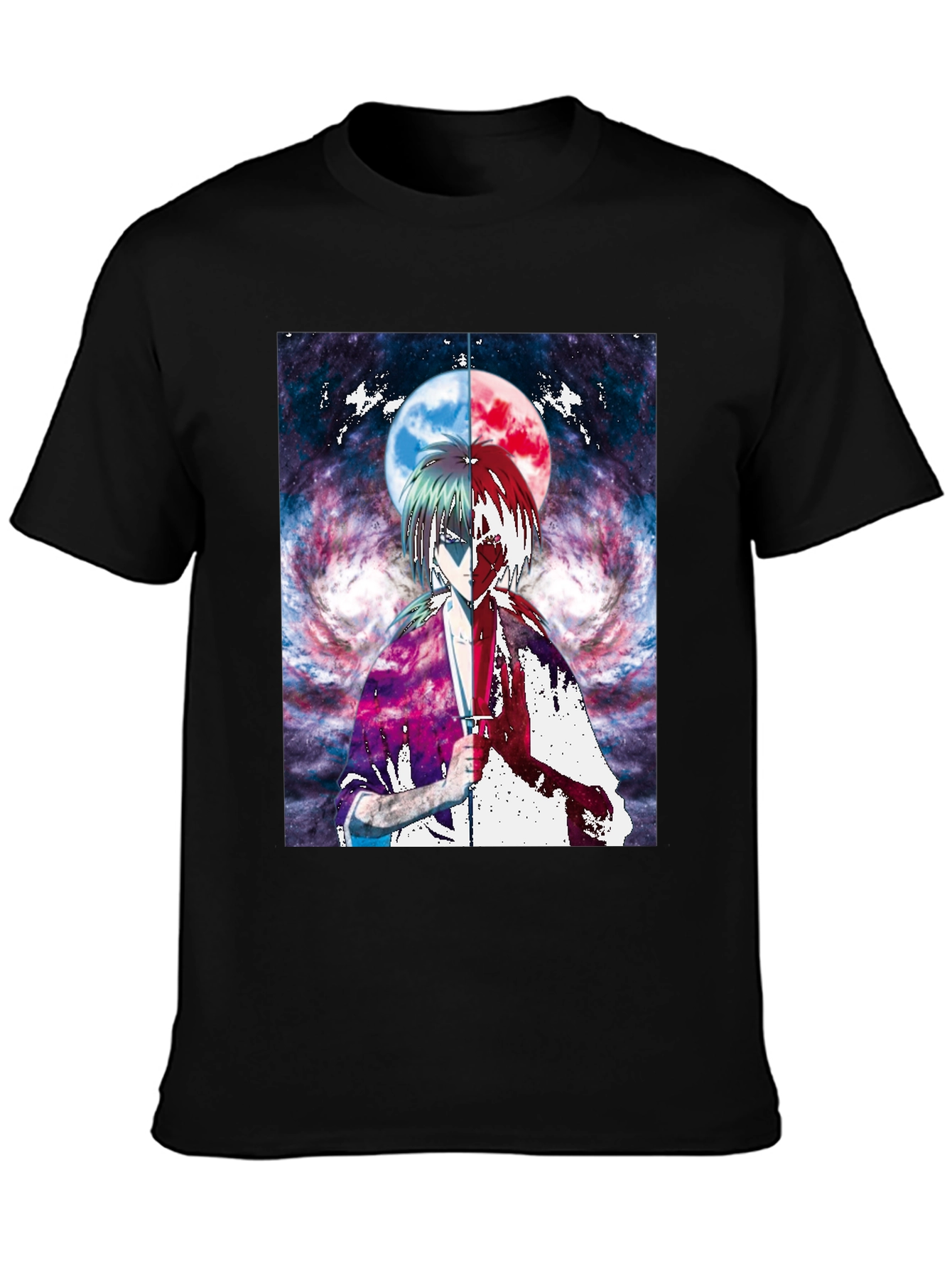 Anime Moon Graphic T-Shirt | Unique Design