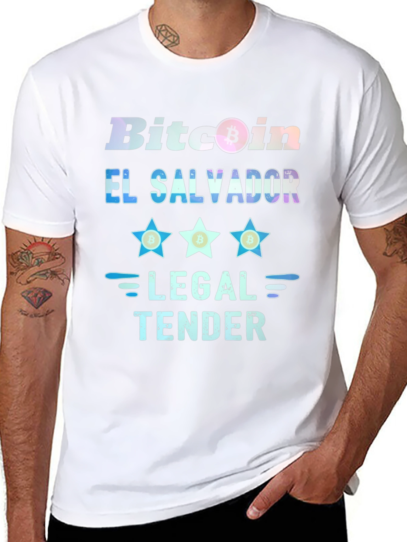 Bitcoin El Salvador Legal Tender Graphic Tee