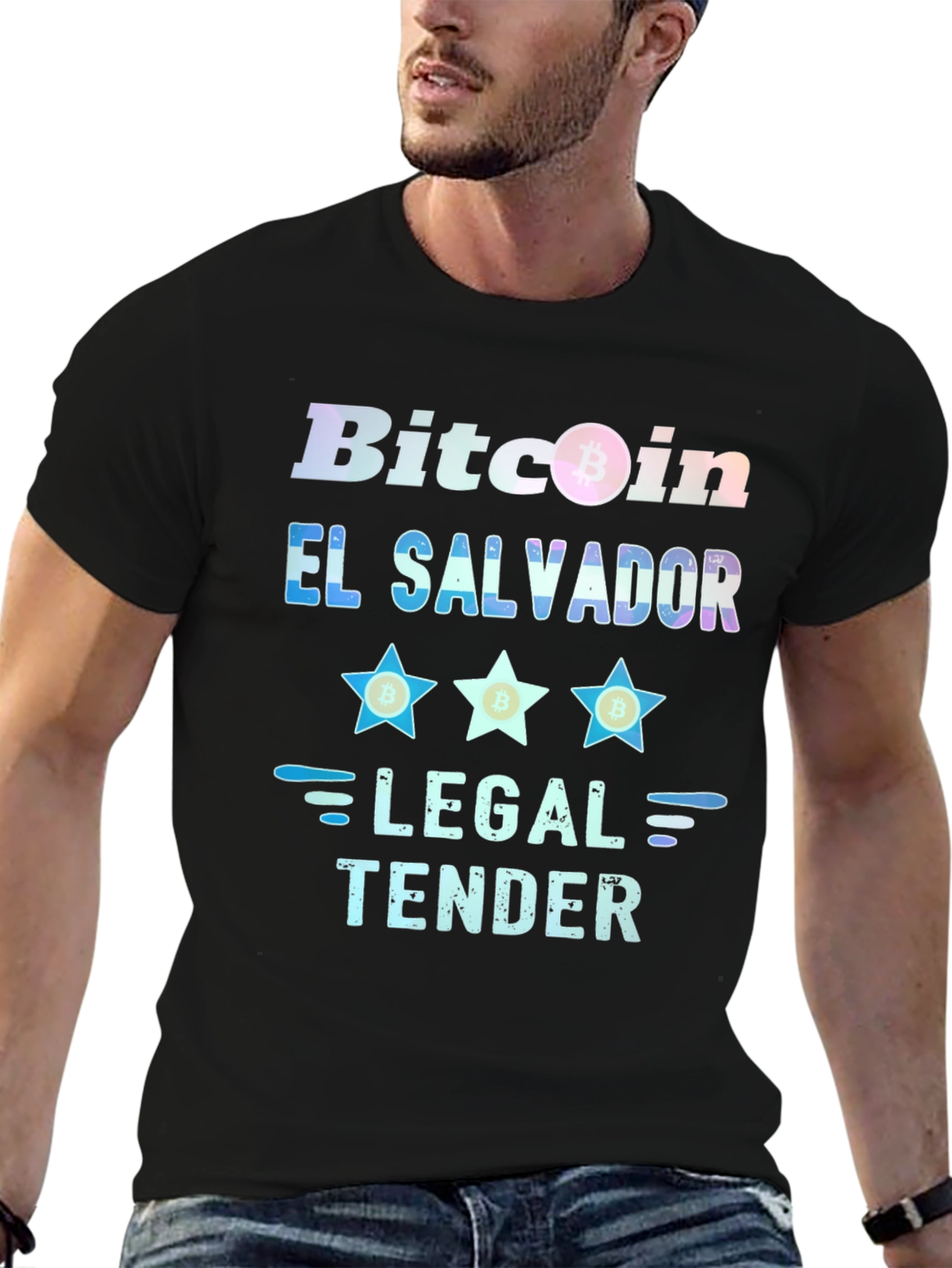Bitcoin El Salvador Legal Tender Graphic Tee