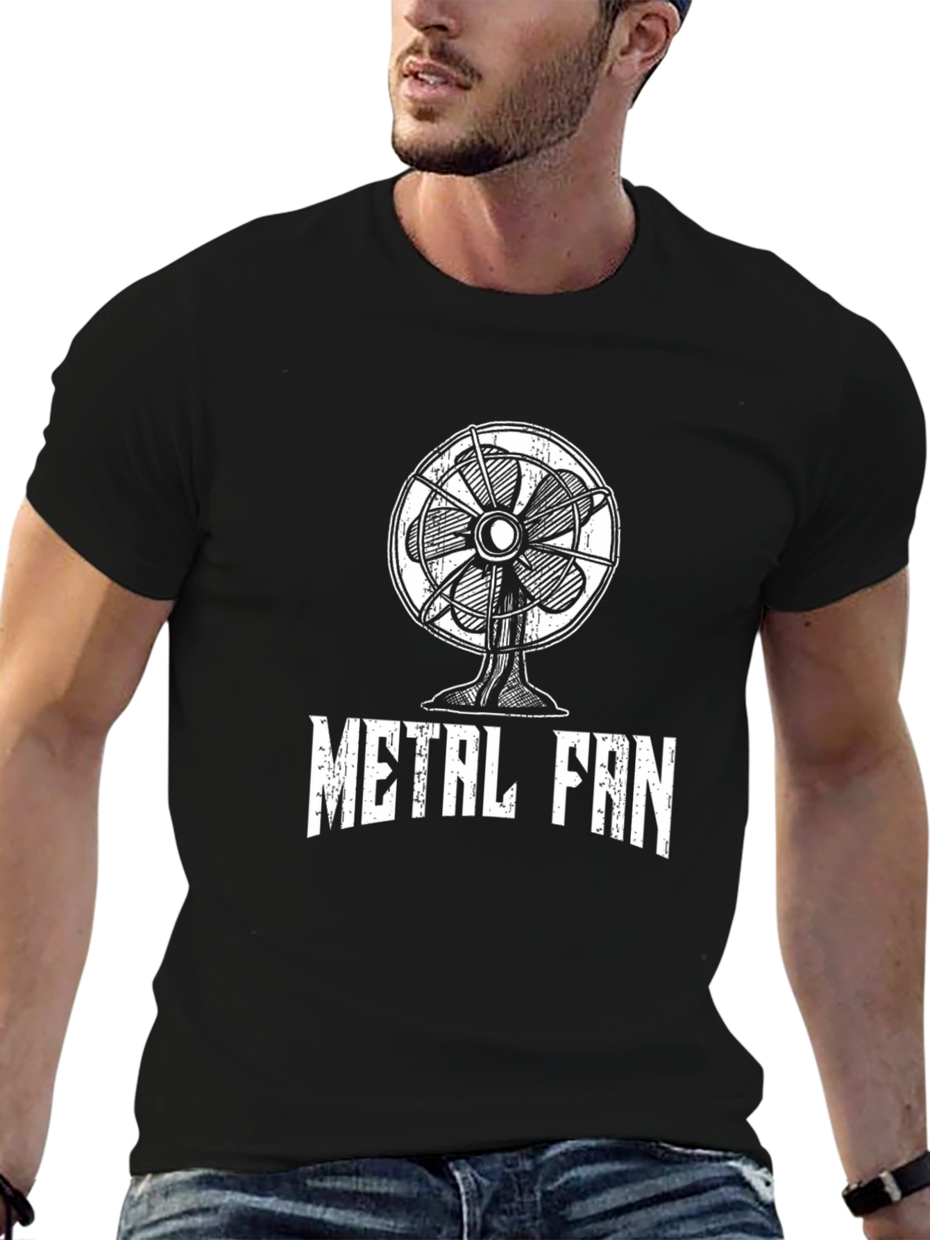 Metal Fan Graphic Tee - Classic & Cool