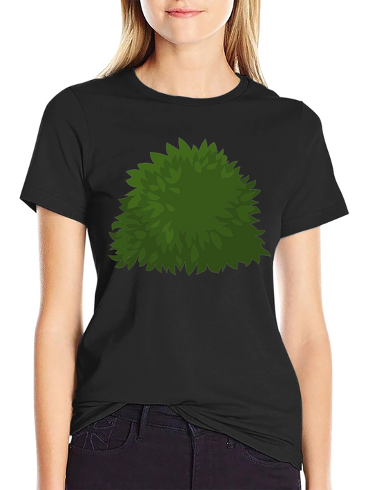 Bush Graphic T-Shirt - Green Leaves Design