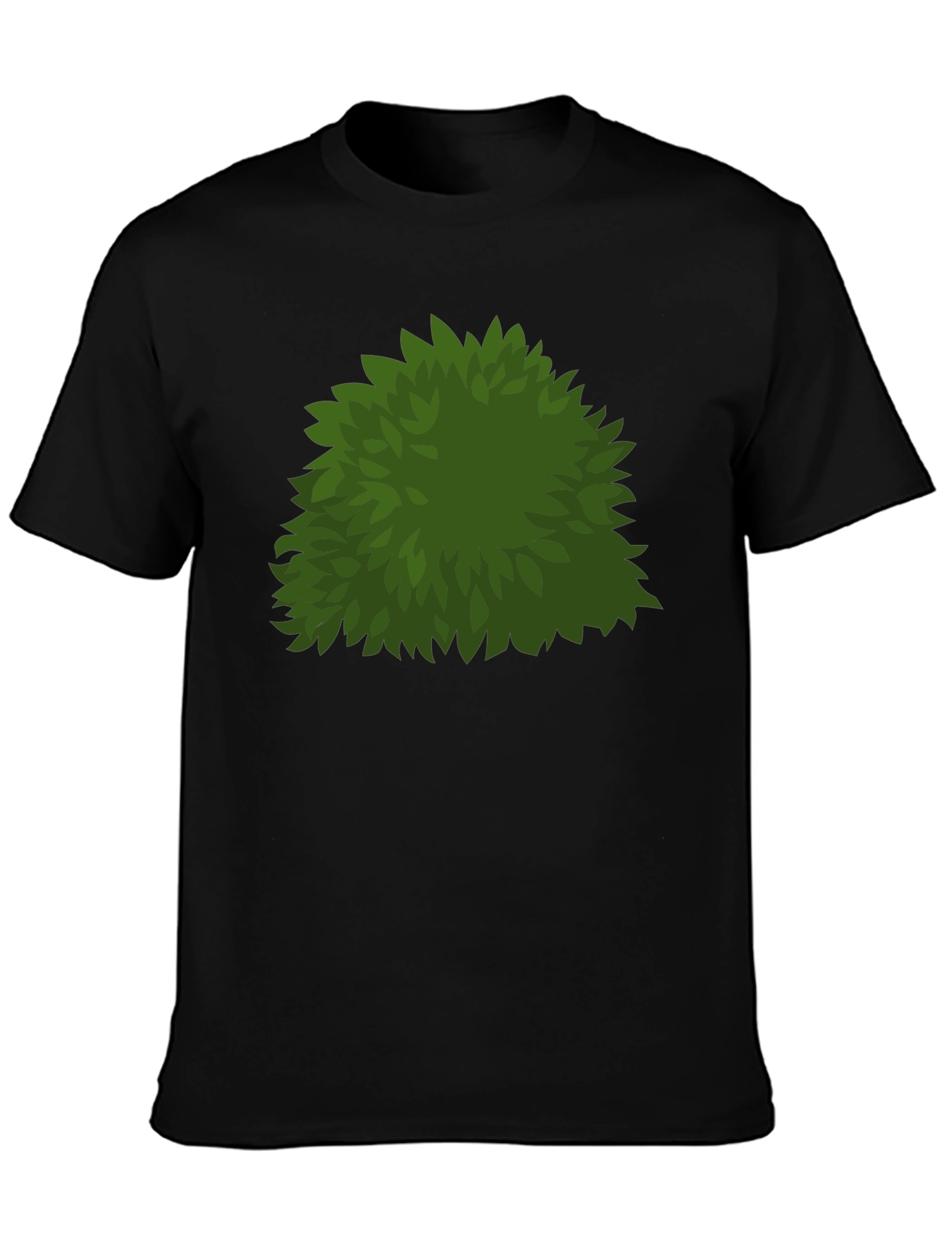 Bush Graphic T-Shirt - Green Leaves Design
